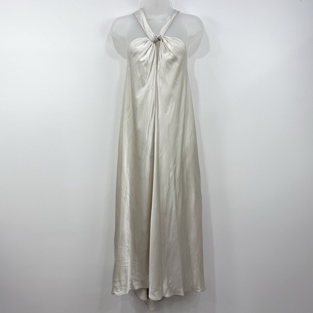 Banana Republic Belay Silk Dress PL Satin Elegant Event Quiet Luxury Chic Dainty